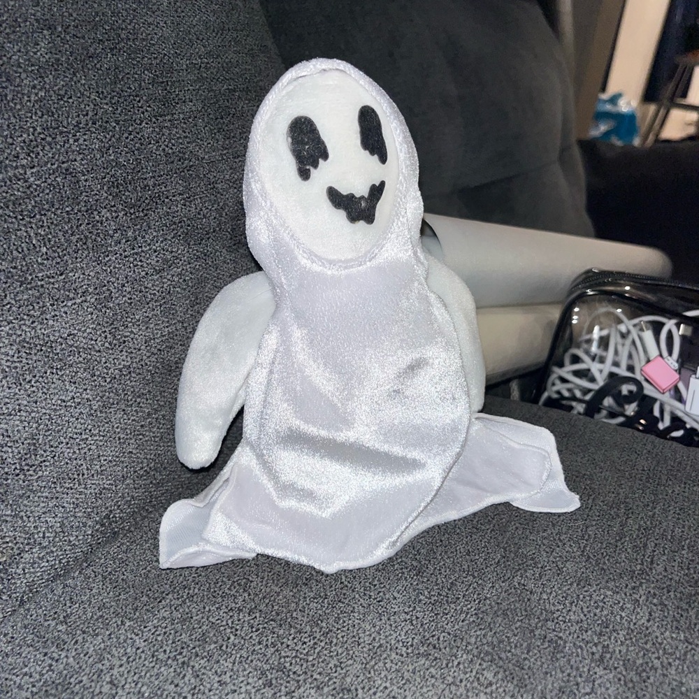 Ty White Ghost Plush